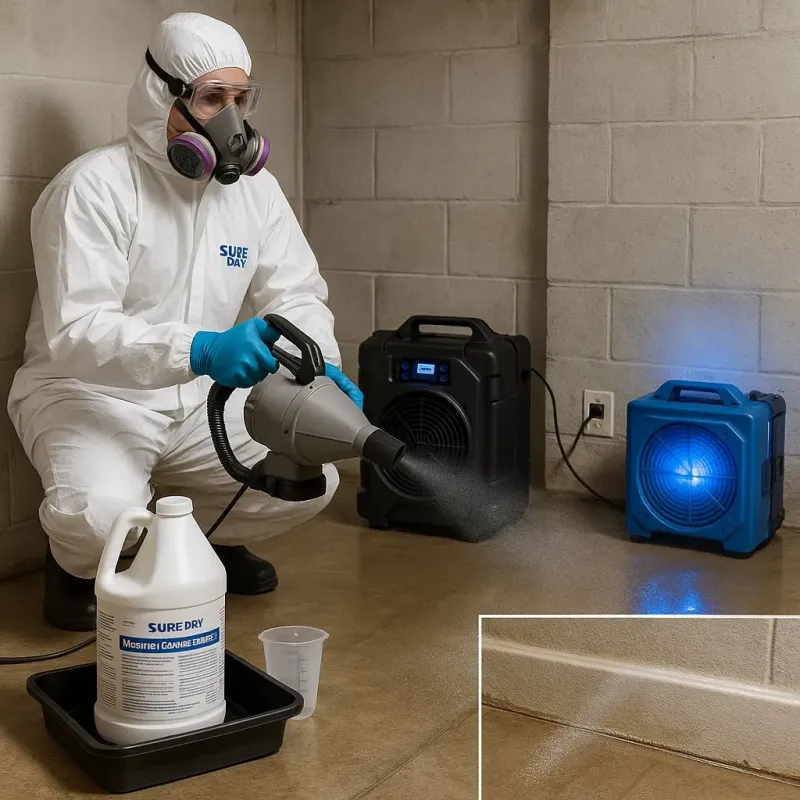 Sanitization and Odor Removal process in Summit Park, UT